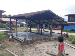 laying foundation for new home in thailand