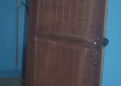 new secure door with a lock