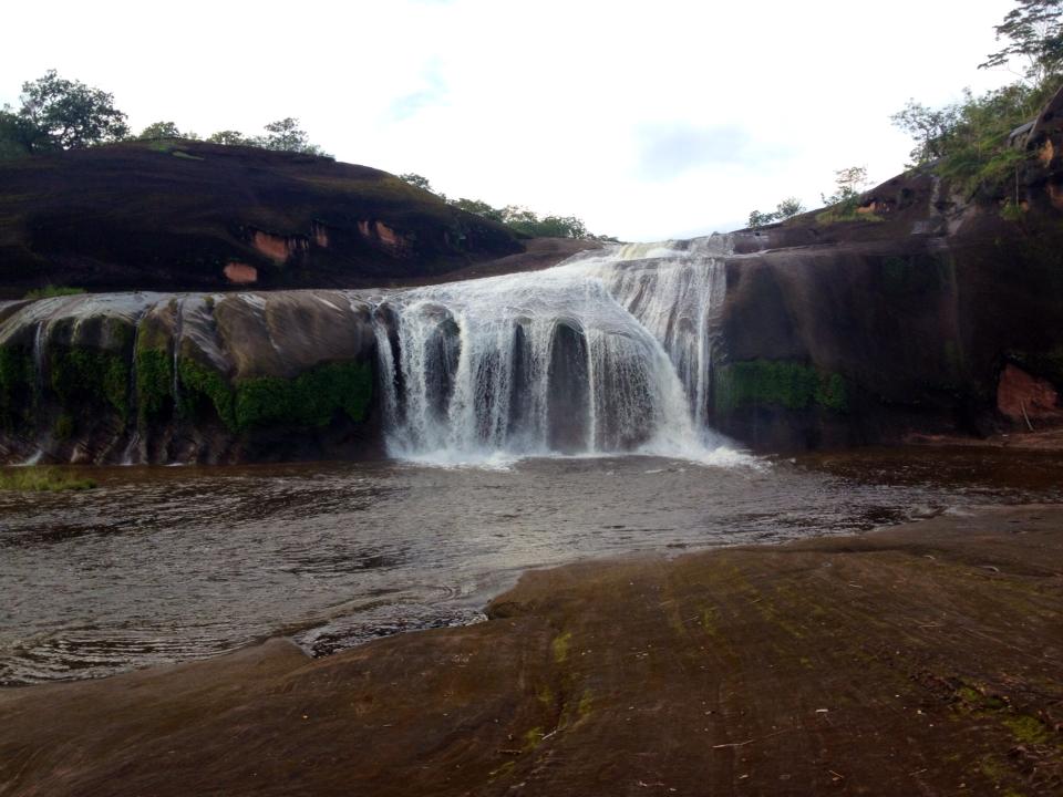shot of waterfall