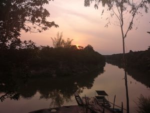 photos of isan sunset over the mekong river buengkan