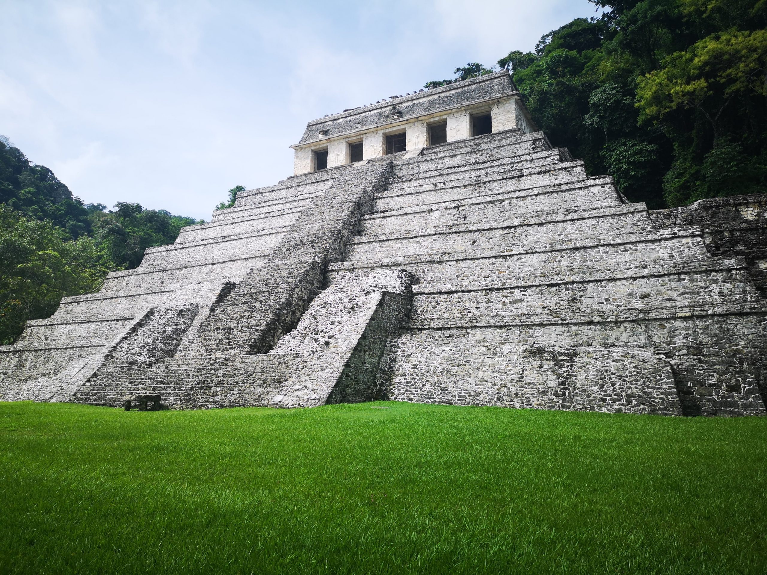 temple in jungle mexico